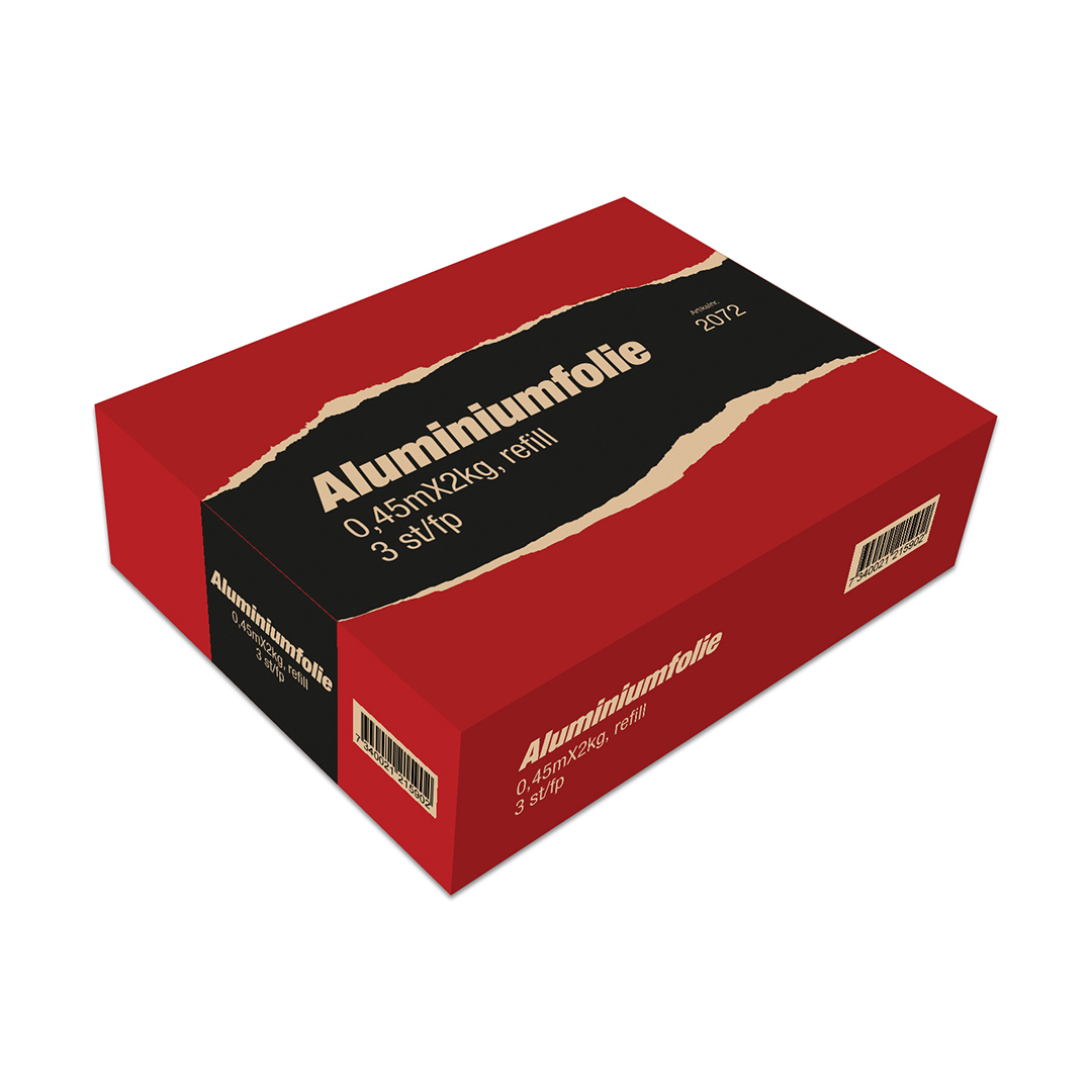 Genişlik: 39–43 cm, Uzunluk: 100–150 m, Kalınlık: 9–15 mikron