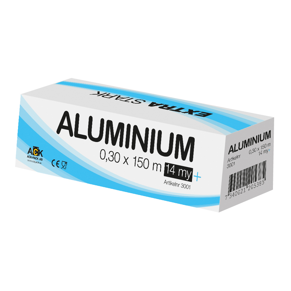 Genişlik: 39–43 cm, Uzunluk: 100–150 m, Kalınlık: 9–15 mikron